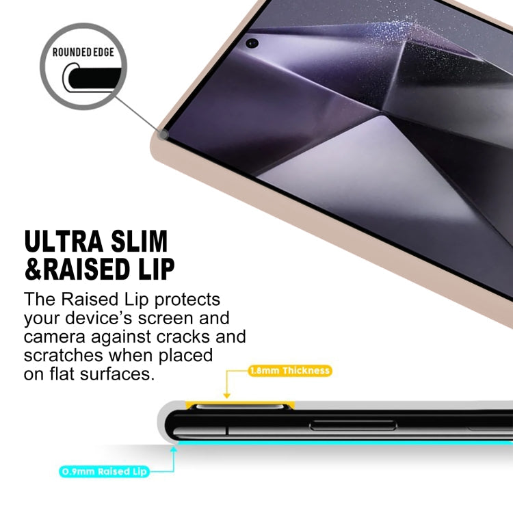 For Samsung Galaxy S24 Ultra 5G GOOSPERY SOFT FEELING Liquid TPU Soft Phone Case(Apricot)