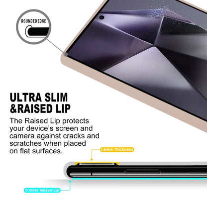 For Samsung Galaxy S24 Ultra 5G GOOSPERY SOFT FEELING Liquid TPU Soft Phone Case(Apricot)