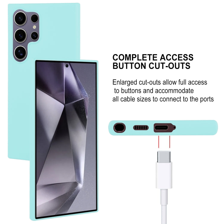 For Samsung Galaxy S24 Ultra 5G GOOSPERY SOFT FEELING Liquid TPU Soft Phone Case(Mint Green)