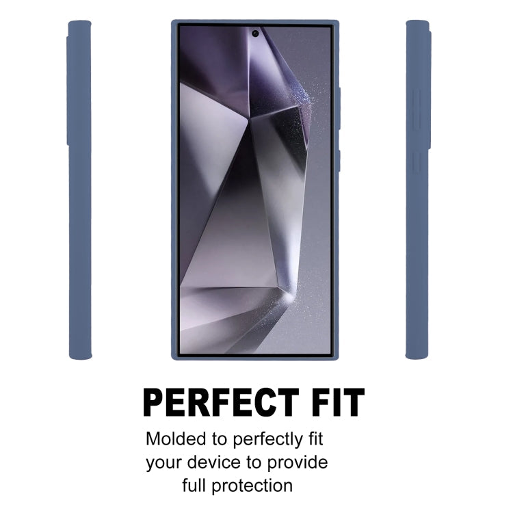 For Samsung Galaxy S24 Ultra 5G GOOSPERY SOFT FEELING Liquid TPU Soft Phone Case(Dark Blue)