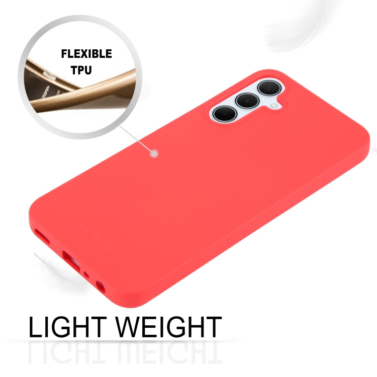 For Samsung Galaxy A35 GOOSPERY SOFT FEELING Liquid TPU Soft Phone Case(Red)