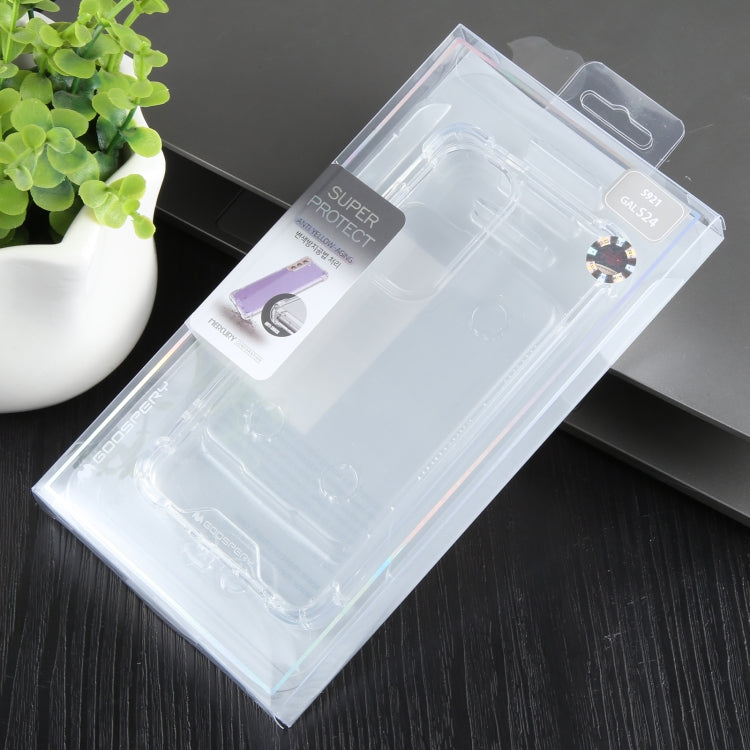 For Samsung Galaxy S24+ 5G MERCURY GOOSPERY SUPER Four-Corner Shockproof TPU Phone Case(Transparent)