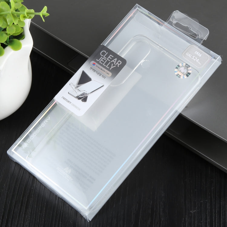 For Samsung Galaxy S24 5G GOOSPERY CLEAR JELLY Transparent TPU Soft Phone Case