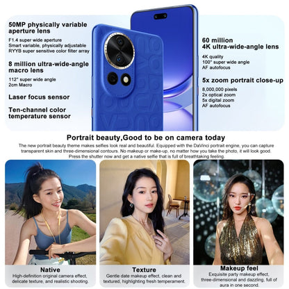 Huawei nova 12 Ultra, 12GB+1TB, Screen Fingerprint Identification, 6.76 inch HarmonyOS 4.0 Octa Core, Network: 4G, NFC, OTG, Not Support Google Play(Blue)