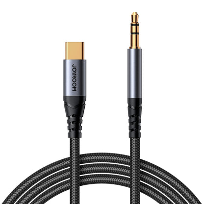 JOYROOM SY-A07 Câble adaptateur audio USB-C/Type-C vers Jack 3,5 mm série Transsion, longueur : 1,2 m (noir)