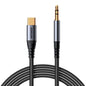 JOYROOM SY-A07 Câble adaptateur audio USB-C/Type-C vers Jack 3,5 mm série Transsion, longueur : 1,2 m (noir)