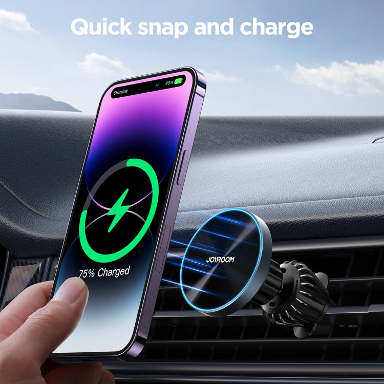 JOYROOM JR-ZS240 Pro Magnetic Wireless Car Air Outlet Charger(Black)