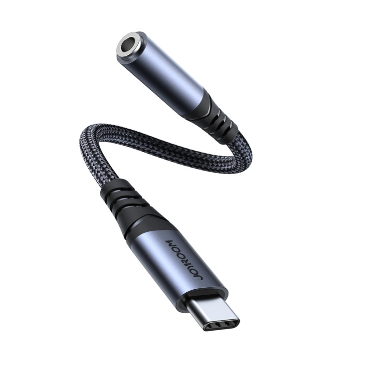 JOYROOM SY-C01 Câble adaptateur audio USB-C/Type-C vers 3,5 mm (noir)