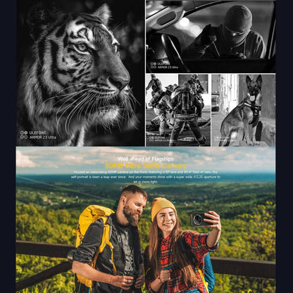 [HK Warehouse] Ulefone Armor 23 Ultra Rugged Phone, 12GB+512GB, 6.78 inch Android 13 MediaTek Dimensity 8020 Octa Core up to 2.6GHz, Network: 5G, NFC, OTG, Satellite Messaging(Elite Black)