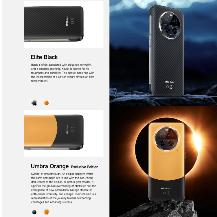 [HK Warehouse] Ulefone Armor 23 Ultra Rugged Phone, 12GB+512GB, 6.78 inch Android 13 MediaTek Dimensity 8020 Octa Core up to 2.6GHz, Network: 5G, NFC, OTG, Satellite Messaging(Elite Black)