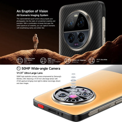 [HK Warehouse] Ulefone Armor 23 Ultra Rugged Phone, 12GB+512GB, 6.78 inch Android 13 MediaTek Dimensity 8020 Octa Core up to 2.6GHz, Network: 5G, NFC, OTG, Satellite Messaging(Elite Black)