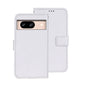 For Google Pixel 8 idewei Crazy Horse Texture Leather Phone Case(White)