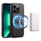 For iPhone 13 Pro Max Denior Cowhide Texture Leather MagSafe Phone Case(Black)