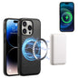 For iPhone 16 Pro Max Denior Cowhide Texture Leather MagSafe Phone Case(Black)