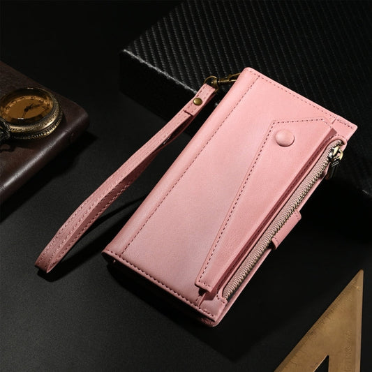 For Xiaomi 13T / 13T Pro / Redmi K60 Ultra ESEBLE Retro Frosted RFID Leather Phone Case(Rose Gold)