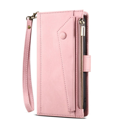 For Xiaomi 13T / 13T Pro / Redmi K60 Ultra ESEBLE Retro Frosted RFID Leather Phone Case(Rose Gold)