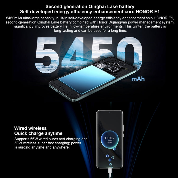 Honor Magic6, 16 Go+512 Go, 6,78 pouces Magic OS 8.0 Snapdragon 8 Gen 3 Octa Core jusqu'à 3,3 GHz, Réseau : 5G, OTG, NFC, Compatible Google Play (Noir)