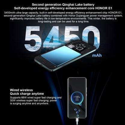 Honor Magic6, 16 Go+512 Go, 6,78 pouces Magic OS 8.0 Snapdragon 8 Gen 3 Octa Core jusqu'à 3,3 GHz, Réseau : 5G, OTG, NFC, Compatible Google Play (Noir)