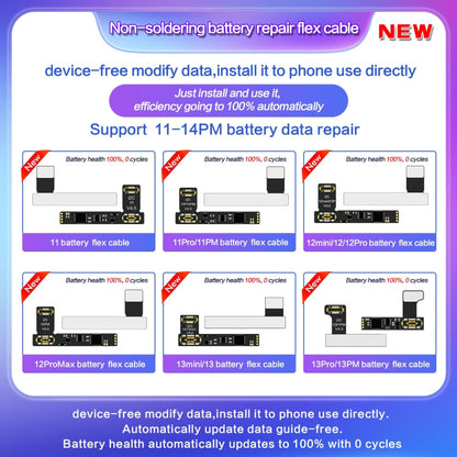 For iPhone 11 Pro Max / 11 Pro I2C External Battery Repair Cable