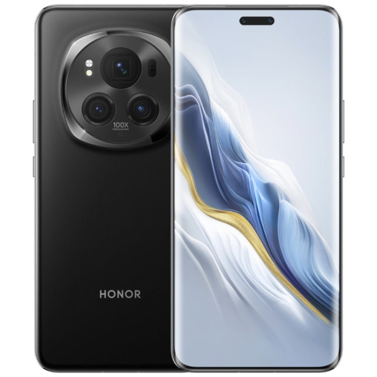 Honor Magic6 Pro, 12 Go+256 Go, Magic OS 8.0 de 6,8 pouces, Snapdragon 8 Gen 3 Octa Core jusqu'à 3,3 GHz, Réseau : 5G, OTG, NFC, Compatible Google Play (Noir)
