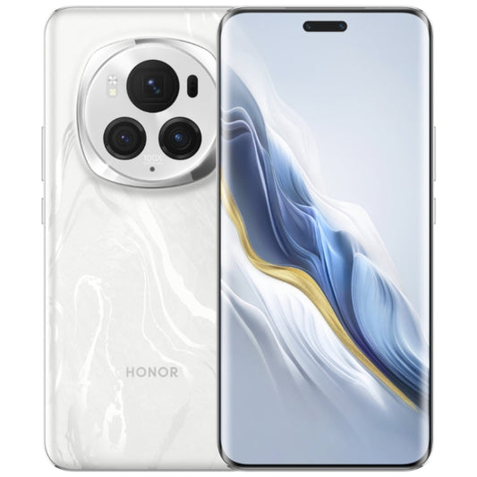 Honor Magic6 Pro, 16GB+512GB ,  6.8 inch Magic OS 8.0 Snapdragon 8 Gen 3 Octa Core up to 3.3GHz, Network: 5G, OTG, NFC, Support Google Play(White)