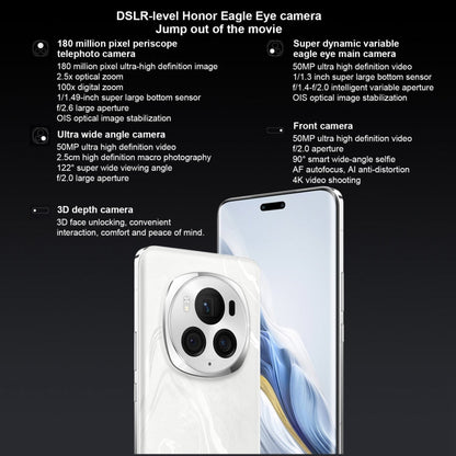 Honor Magic6 Pro, 12GB+256GB,  6.8 inch Magic OS 8.0 Snapdragon 8 Gen 3 Octa Core up to 3.3GHz, Network: 5G, OTG, NFC, Support Google Play(Blue)