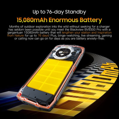 [HK Warehouse] Blackview BV9300 Pro, 12GB+256GB, IP68/IP69K/MIL-STD-810H, 6.7 inch + 1.32 inch Android 13 MediaTek Helio G99 Octa Core, Network: 4G, NFC, OTG(Orange)
