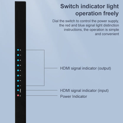 Measy SPH108 1 to 8 4K HDMI 1080P Simultaneous Display Splitter(AU Plug)
