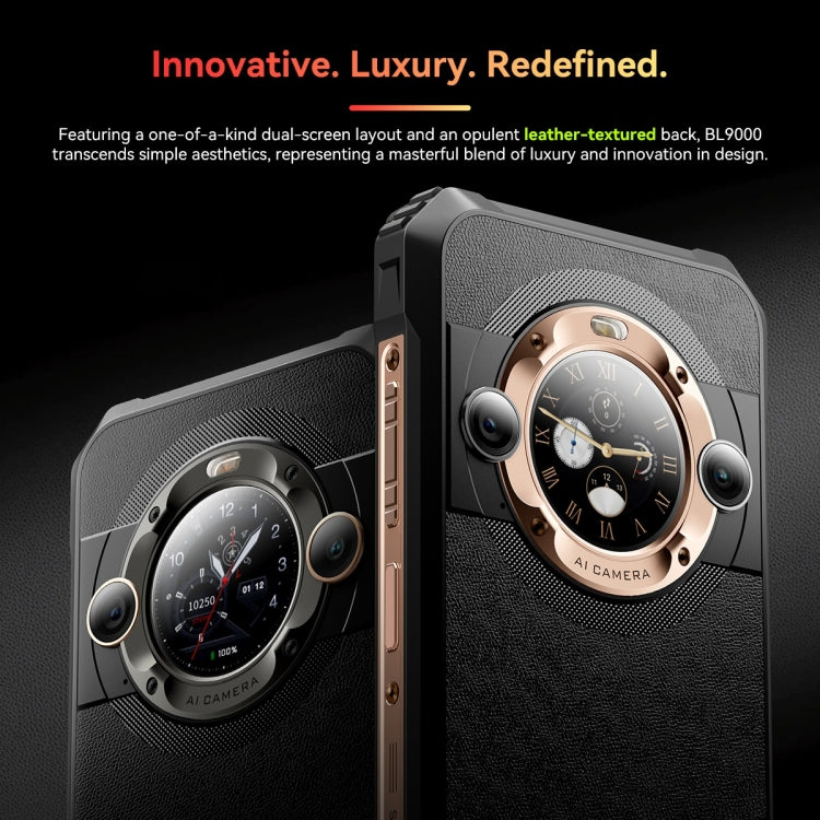 [HK Warehouse] Blackview BL9000, 12GB+512GB, IP68/IP69K/MIL-STD-810H, 6.78 inch + 1.32 inch Android 13 MediaTek Dimensity 8020 Octa Core, Network: 5G, NFC, OTG( Interstellar Black)
