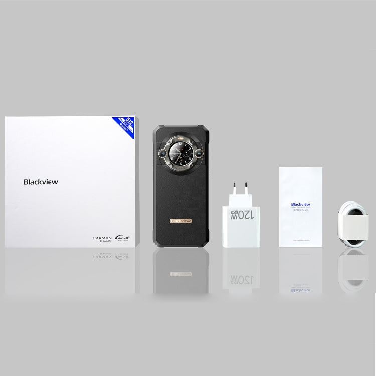 [HK Warehouse] Blackview BL9000, 12GB+512GB, IP68/IP69K/MIL-STD-810H, 6.78 inch + 1.32 inch Android 13 MediaTek Dimensity 8020 Octa Core, Network: 5G, NFC, OTG( Interstellar Black)