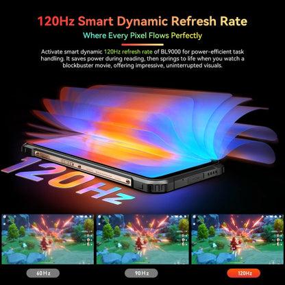 [HK Warehouse] Blackview BL9000, 12GB+512GB, IP68/IP69K/MIL-STD-810H, 6.78 inch + 1.32 inch Android 13 MediaTek Dimensity 8020 Octa Core, Network: 5G, NFC, OTG( Interstellar Black)