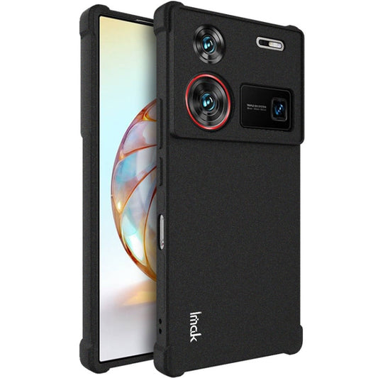 Pour ZTE nubia Z60 Ultra 5G Coque de téléphone TPU antichoc imak Airbag (noir mat)