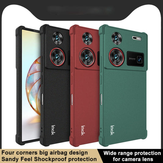 Pour ZTE nubia Z60 Ultra 5G Coque de téléphone TPU antichoc imak Airbag (noir mat)