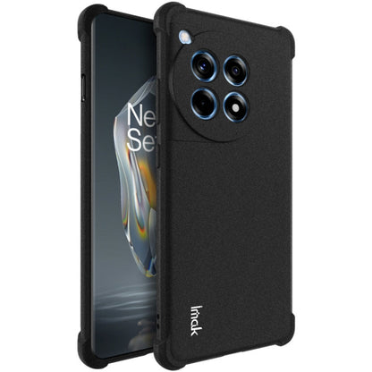 Pour Coque de téléphone TPU antichoc imak Airbag pour OnePlus Ace 3 5G (Noir mat)