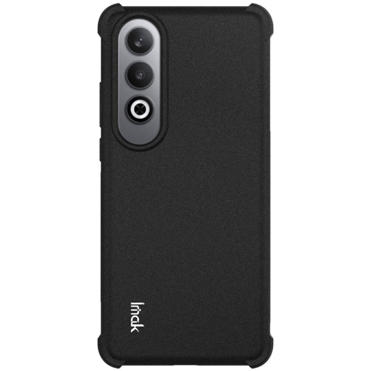 For OnePlus Nord CE4 5G / OPPO K12 5G imak Shockproof Airbag TPU Phone Case(Matte Black)