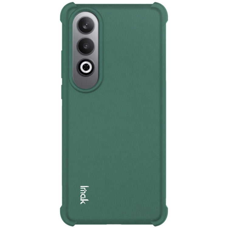 For OnePlus Nord CE4 5G / OPPO K12 5G imak Shockproof Airbag TPU Phone Case(Matte Green)