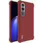 For OnePlus Nord CE4 5G / OPPO K12 5G imak Shockproof Airbag TPU Phone Case(Matte Red)