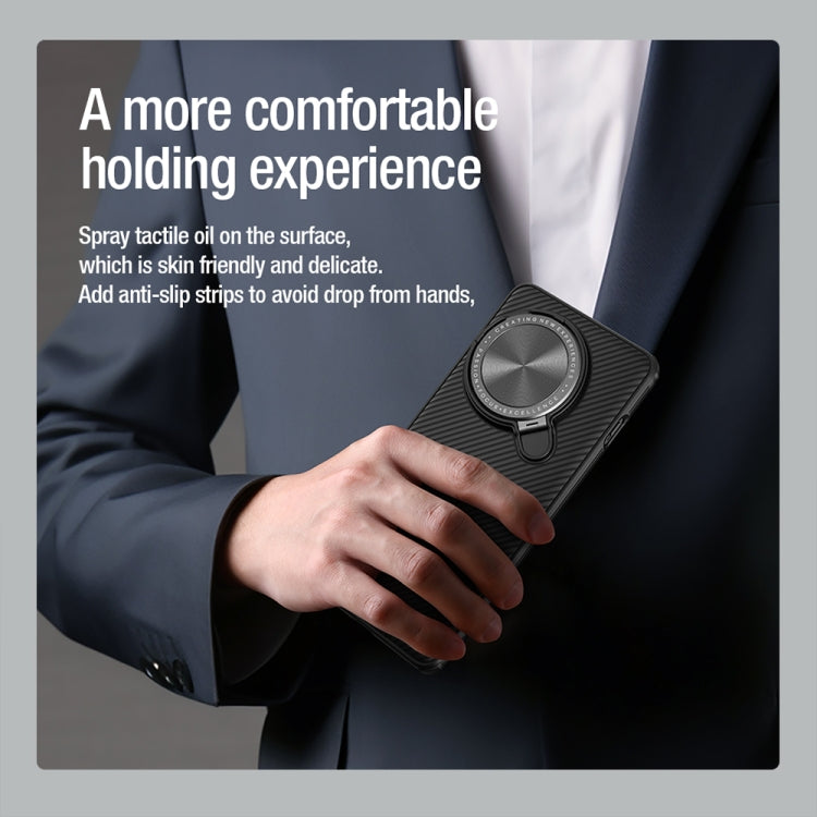 For OnePlus 13 NILLKIN CamShield Prop MagSafe Magnetic PC Phone Case(Black)