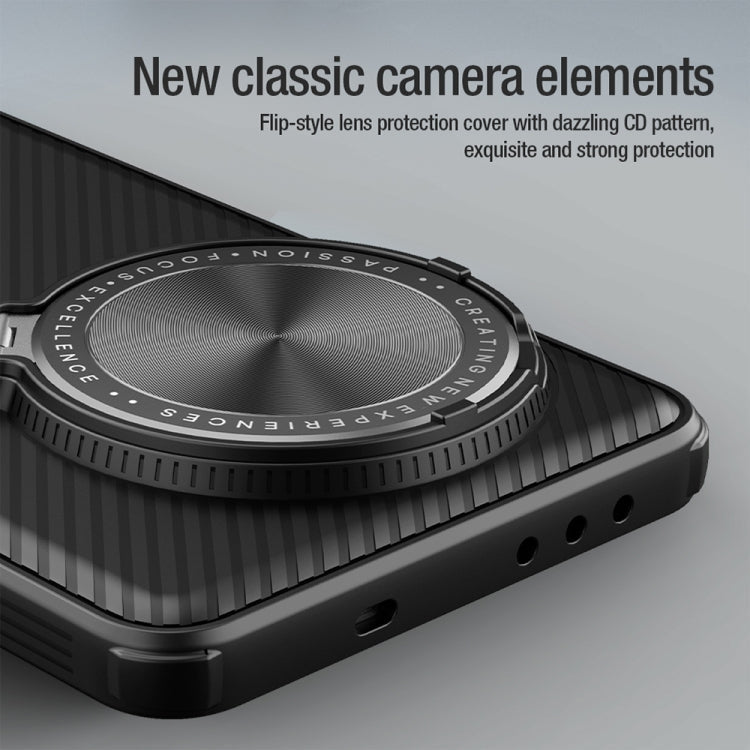 For OnePlus 13 NILLKIN CamShield Prop MagSafe Magnetic PC Phone Case(Black)