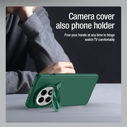 For OnePlus 13 NILLKIN CamShield Prop MagSafe Magnetic PC Phone Case(Black)