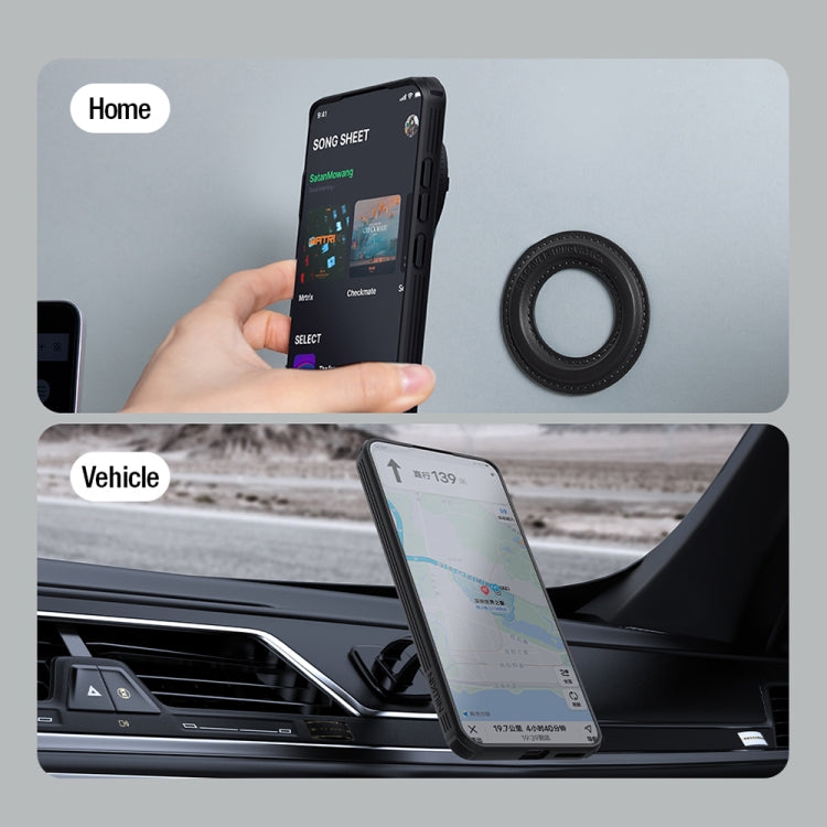 For OnePlus 13 NILLKIN CamShield Prop MagSafe Magnetic PC Phone Case(Black)