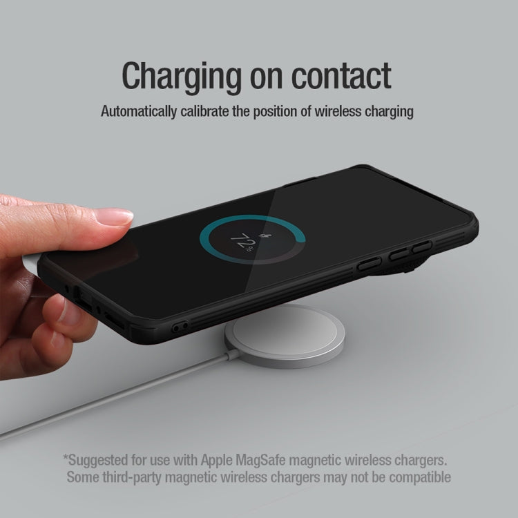 For OnePlus 13 NILLKIN CamShield Prop MagSafe Magnetic PC Phone Case(Black)