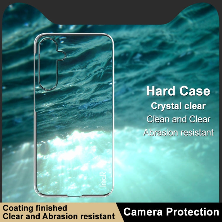 Pour Samsung Galaxy A35 5G imak Wing II Étui de protection pour téléphone en cristal résistant à l'usure