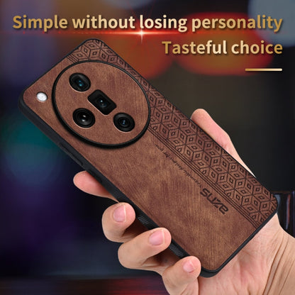 For OPPO Find X7 Ultra AZNS 3D Embossed Skin Feel Phone Case(Sapphire Blue)