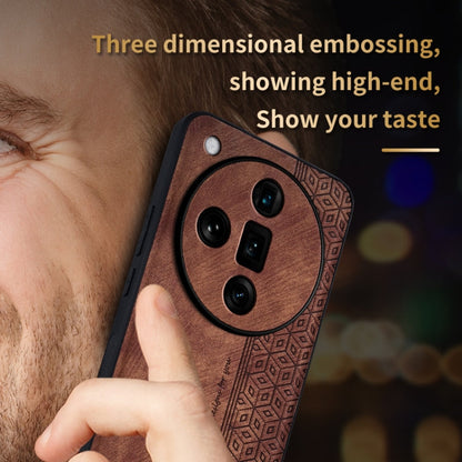For OPPO Find X7 Ultra AZNS 3D Embossed Skin Feel Phone Case(Sapphire Blue)