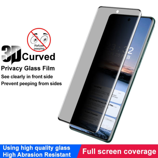 Pour OPPO Find X6 Pro 5G Film en verre trempé anti-reflet confidentialité incurvé 3D IMAK