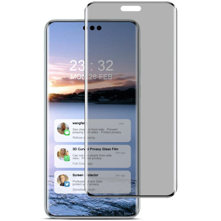 For Huawei Mate 60 Pro/60 Pro+ IMAK 3D Curved Privacy Anti-glare Tempered Glass Film