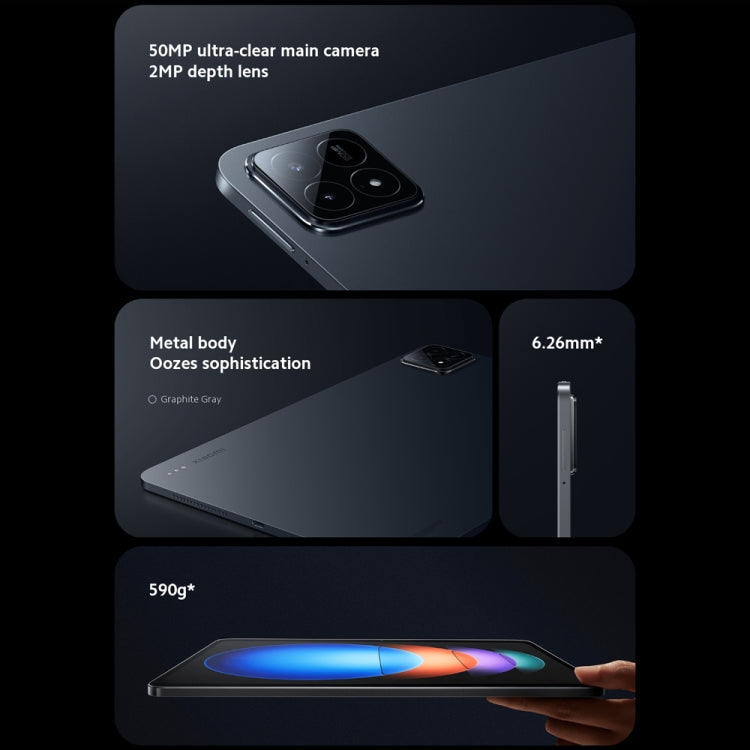 Xiaomi Pad 6S Pro 12.4 inch, 12GB+512GB, HyperOS Qualcomm Snapdragon 8 Gen2 Octa Core, 10000mAh Battery(Black)