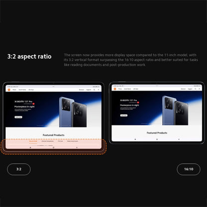 Xiaomi Pad 6S Pro 12.4 inch, 12GB+512GB, HyperOS Qualcomm Snapdragon 8 Gen2 Octa Core, 10000mAh Battery(Black)