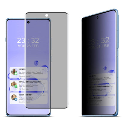 For OnePlus Ace 3 5G imak No Edge Version 3D Curved Privacy Full Screen Tempered Glass Film